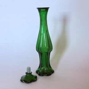 VINTAGE AVON Green Perfume to Bud Vase 8"